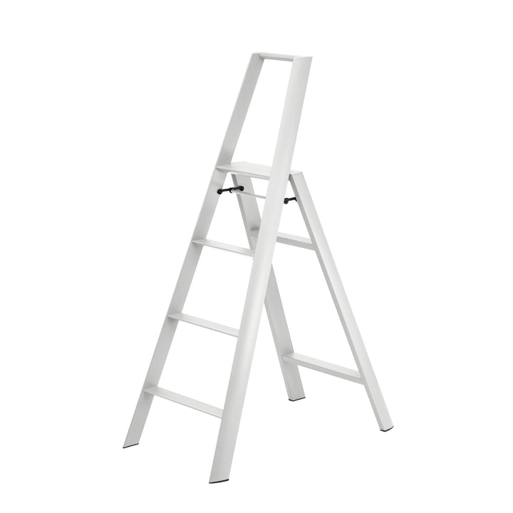 Lucano Step Ladder 4-Step CRYSTAL GRAY