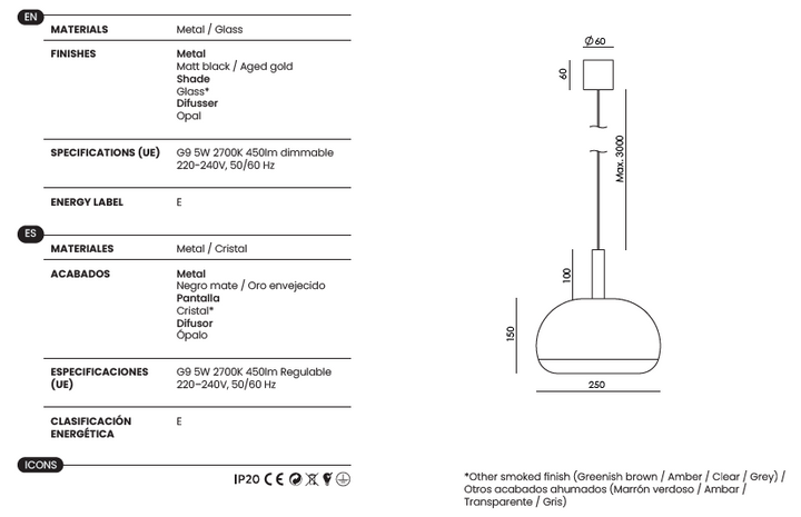 Cloud Single Pendant Lamp