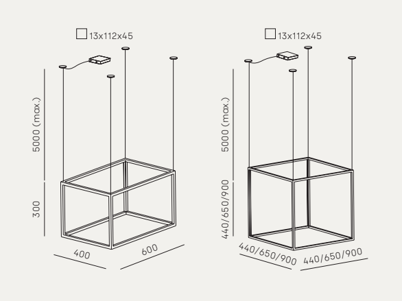 Cube X Pendant Lamp