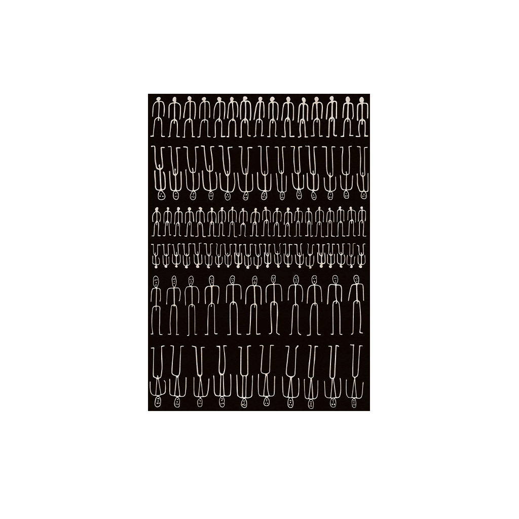 Carpet Parade Black Small (140x200cm)