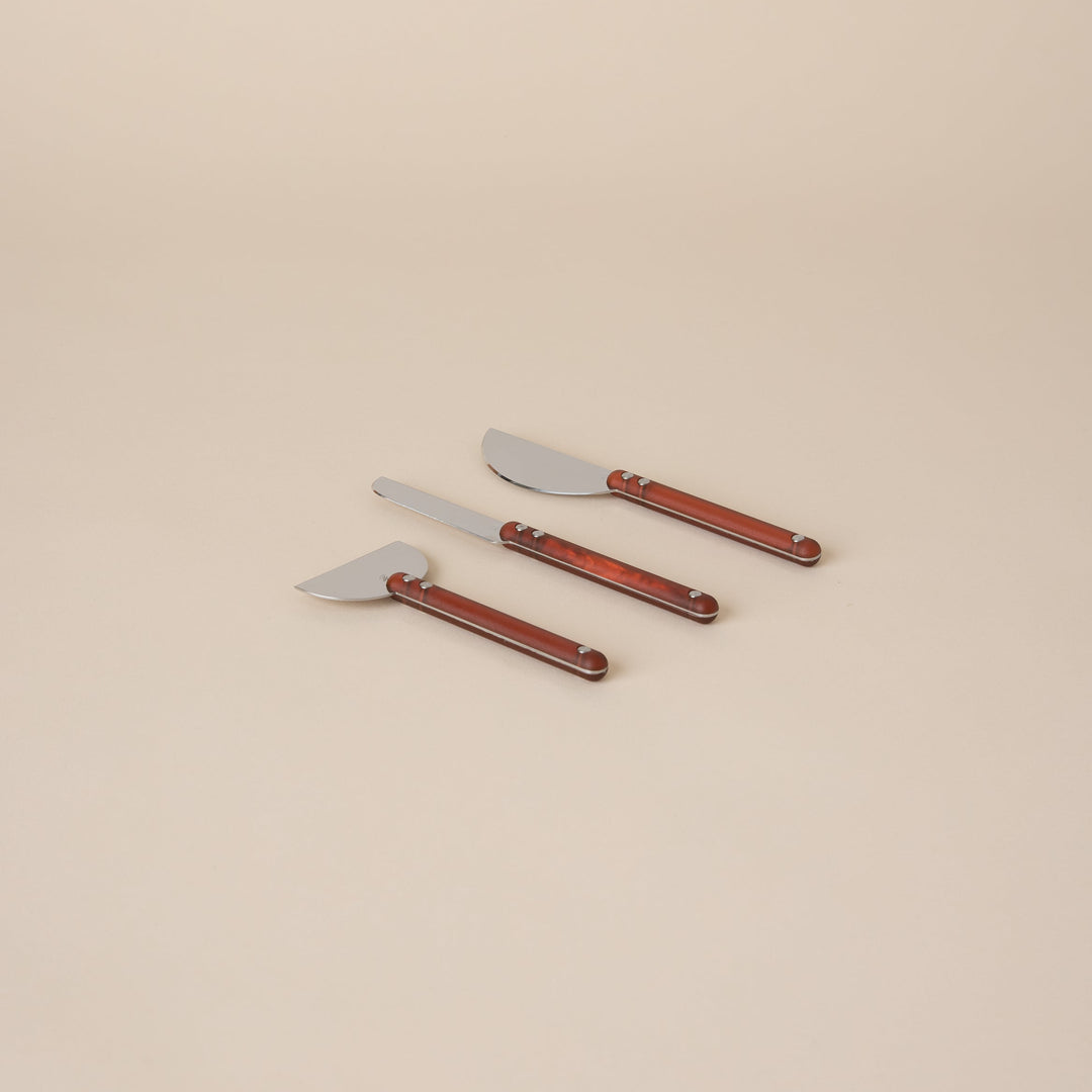 Cheese &amp; Wine Set - Birdie Decanter &amp; Wedge Knives