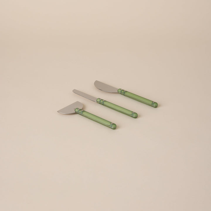 Cheese &amp; Wine Set - Birdie Decanter &amp; Wedge Knives