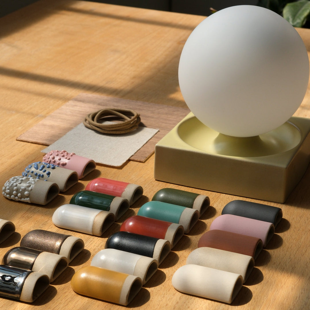Cubic Ceramic Table Lamp