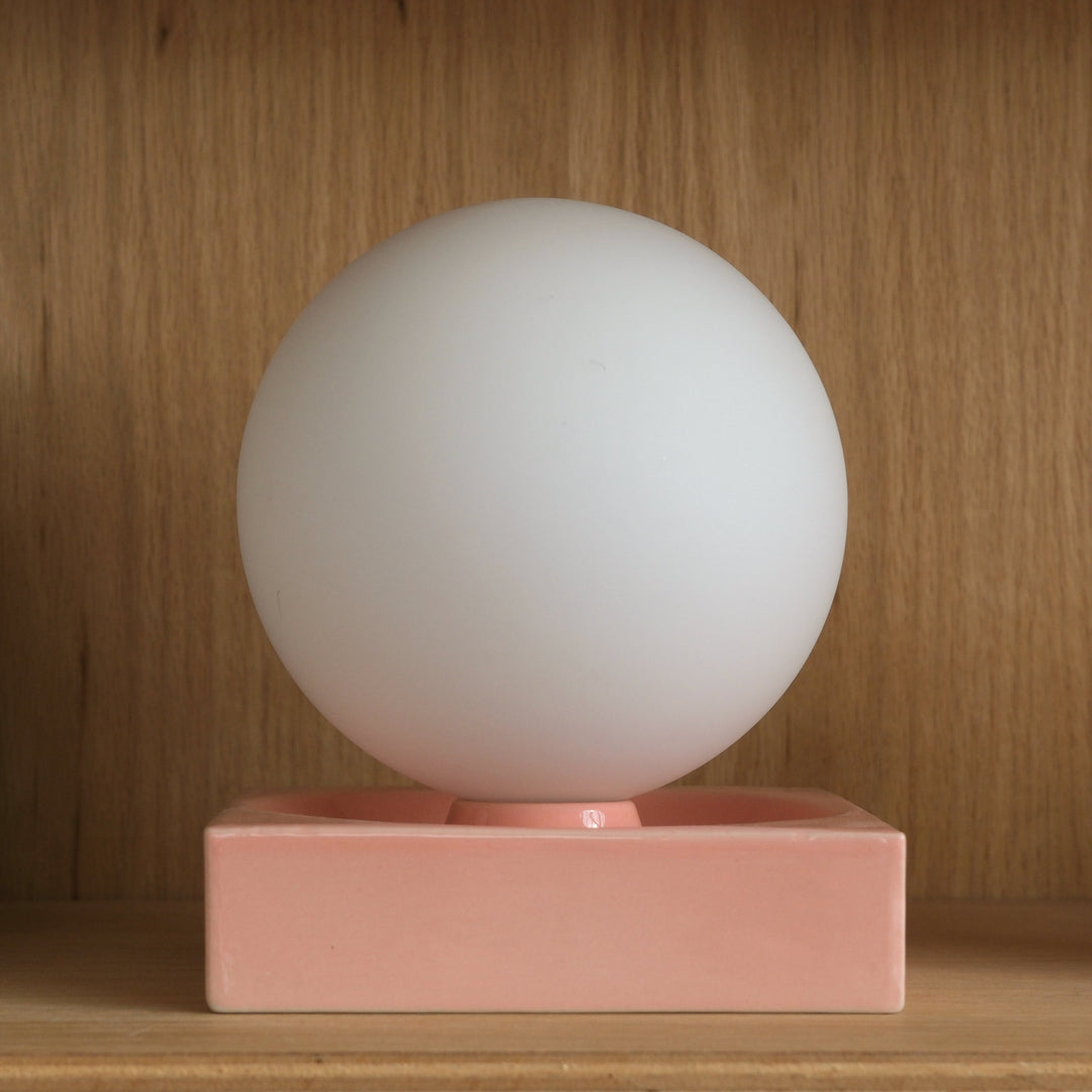 Cubic Ceramic Table Lamp