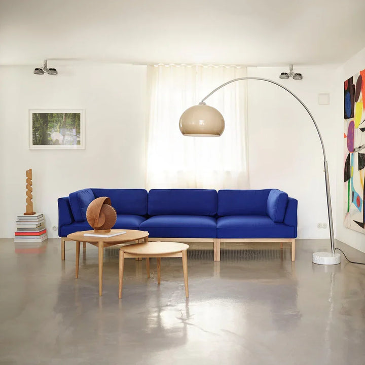 FDB Møbler D102 Søs Coffee Table, Solid Nature Oiled Oak 70 Ø
