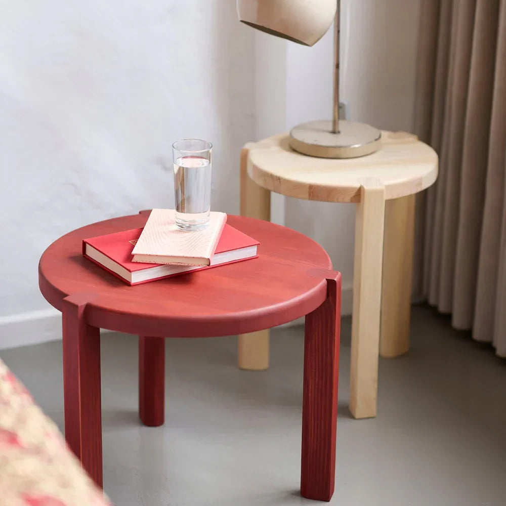 FDB Møbler D108 Ragnesminde Side Table, Solid Nature Untreated Pine