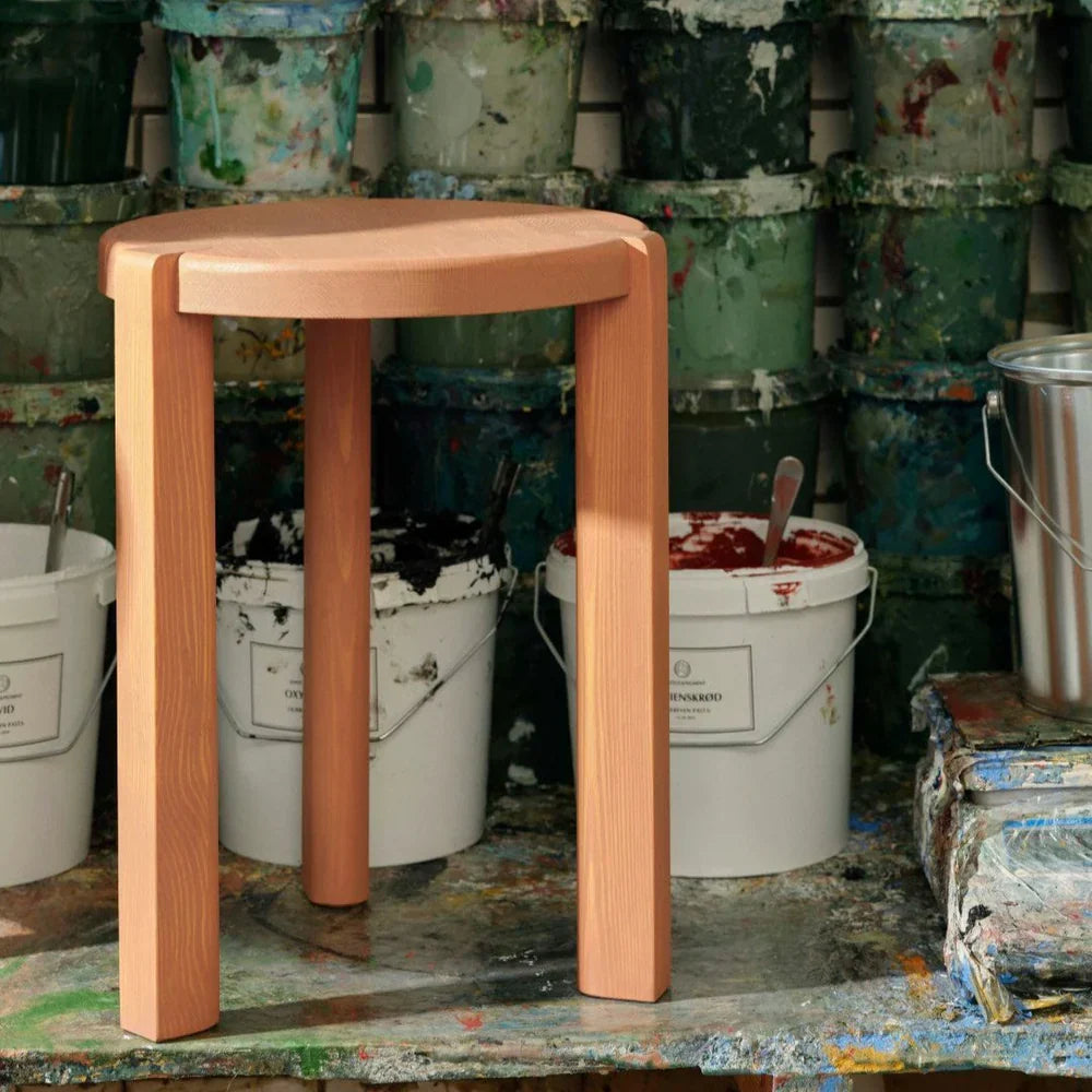FDB Møbler D108 Ragnesminde Side Table, Solid Peach Oiled Pine