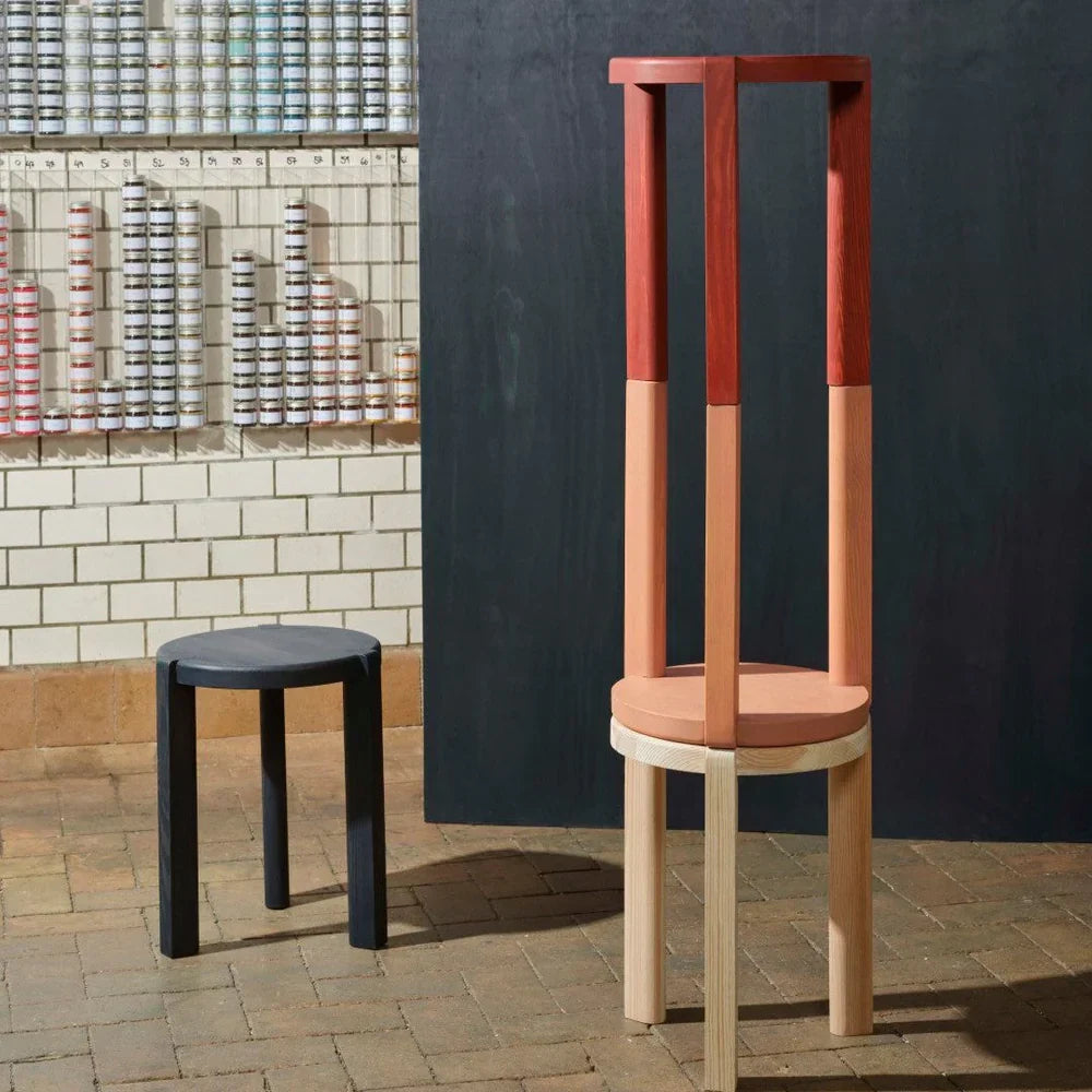 FDB Møbler D108 Ragnesminde Side Table, Solid Peach Oiled Pine