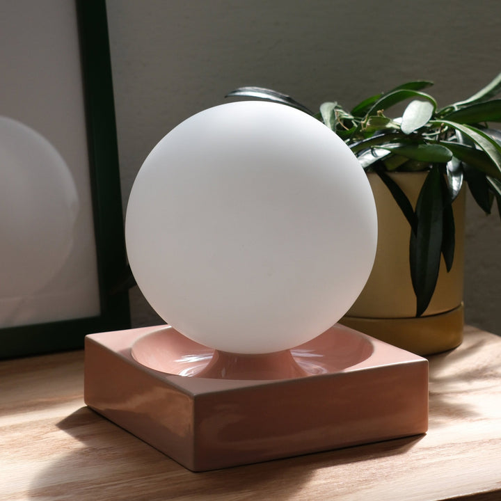 Cubic Ceramic Table Lamp