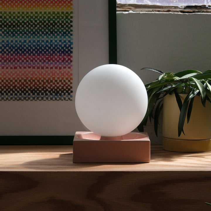 Cubic Ceramic Table Lamp