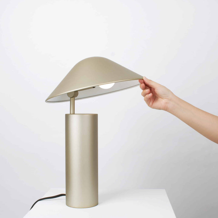 Damo Simple Table Lamp by Seed Design, styled in a room setting, view 5