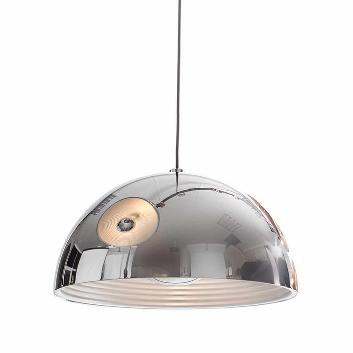 Dome Pendant by Seed Design in Chrome / L, studio shot