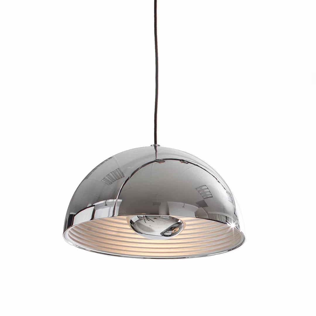 Dome Pendant by Seed Design in Chrome / M, studio shot