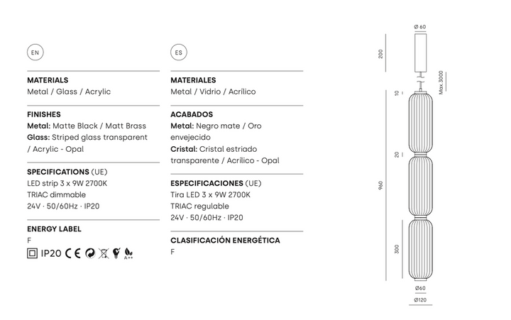 Elma Pendant - Large