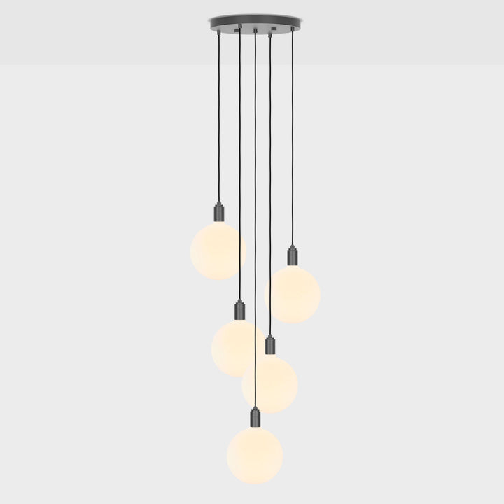 Five Pendant in Graphite + Sphere V