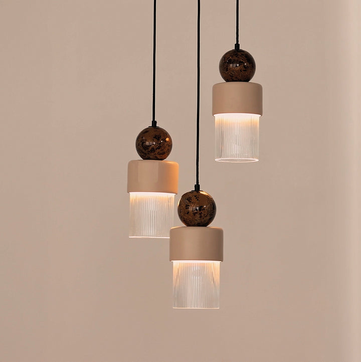 Glamm Pendant Lamp - Brown Marble