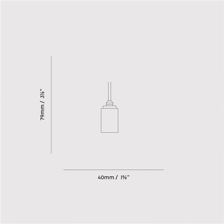 Voronoi II Pendant Light in Graphite - Set of 3