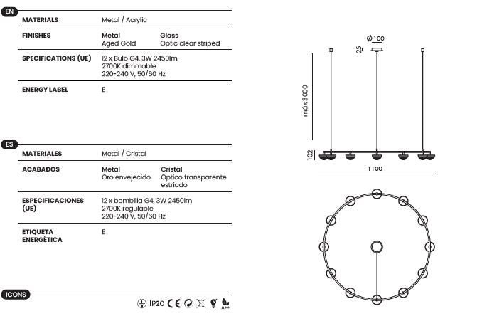 Hado Chandelier