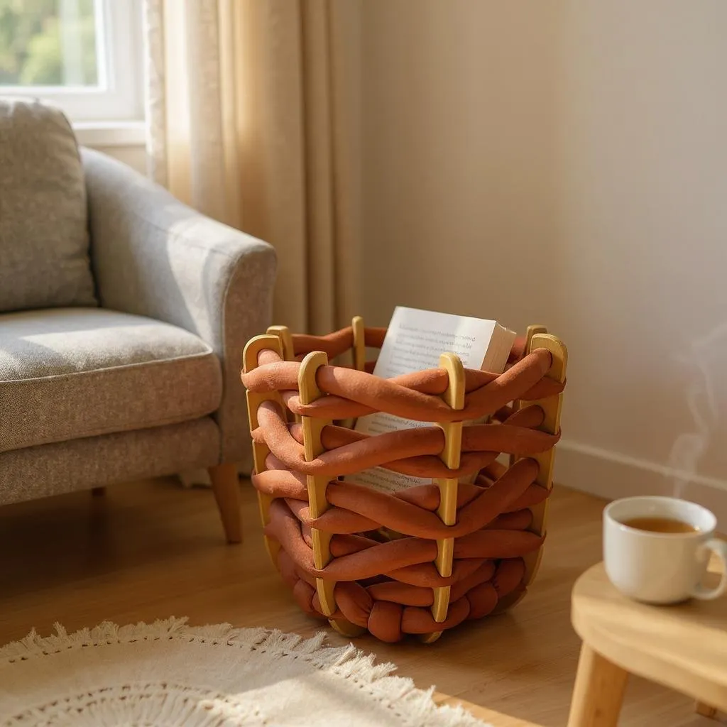 Hull Basket Red Earth Large
