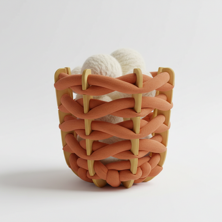 Hull Basket Red Earth Medium