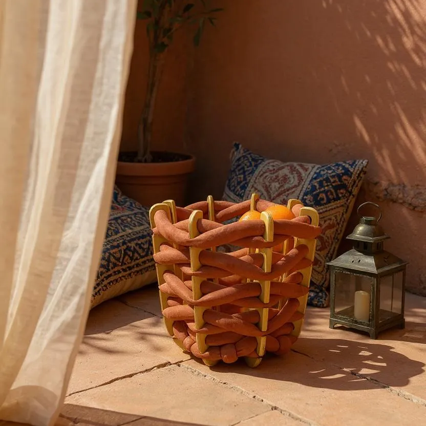 Hull Basket Red Earth Large