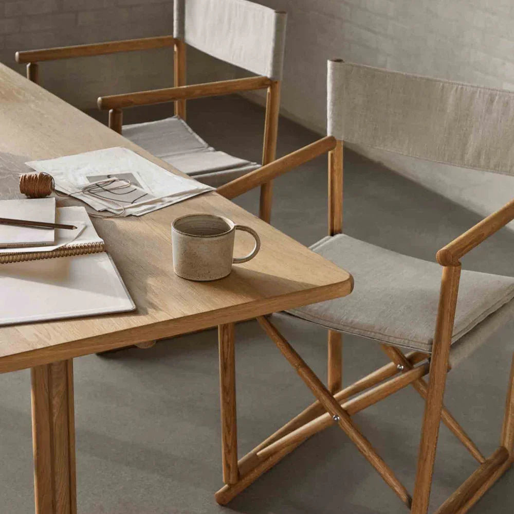 FDB Møbler J138 Folding Chair, Solid Nature Oiled Oak