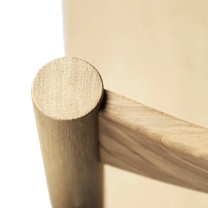 FDB Møbler J178 Lønstrup Chair, Nature Lacquered Oak/Nature Veneer