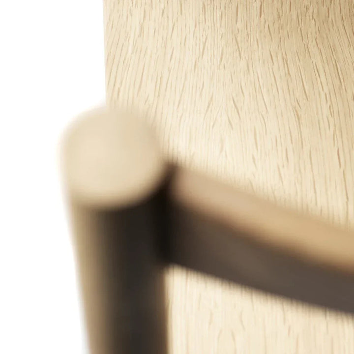 FDB Møbler J178 Lønstrup Chair, Nature Lacquered Oak/Nature Veneer