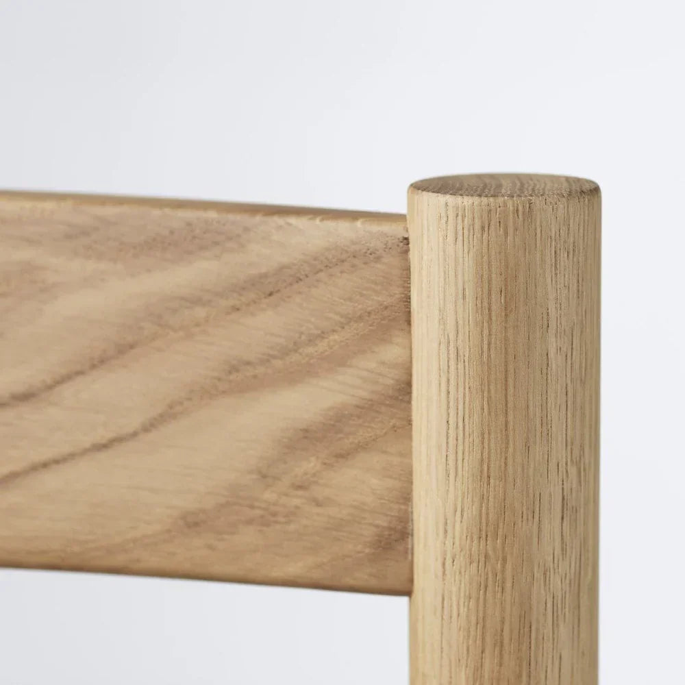 FDB Møbler J178 Lønstrup Chair, Nature Lacquered Oak/Nature Veneer