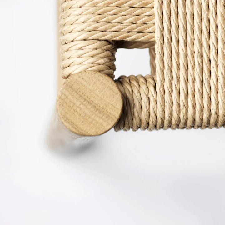 FDB Møbler J178 Lønstrup Chair, Nature Lacquered Oak/Nature Paper Cord
