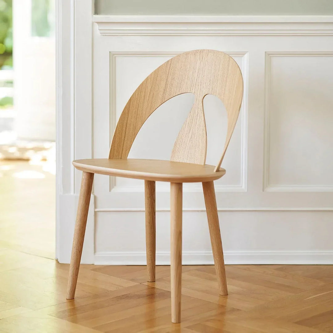 FDB Møbler J45 Chair, Nature Lacquered Oak