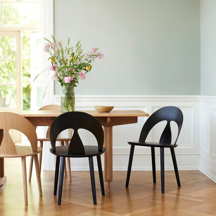 FDB Møbler J45 Chair, Nature Lacquered Oak
