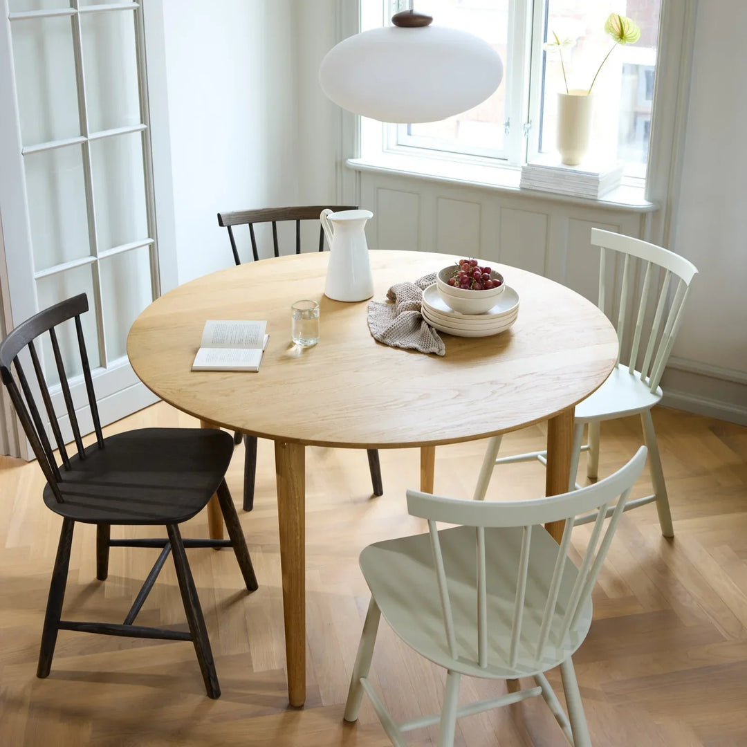 FDB Møbler J46 Dining Chair, Smoked Grey Oiled Oak