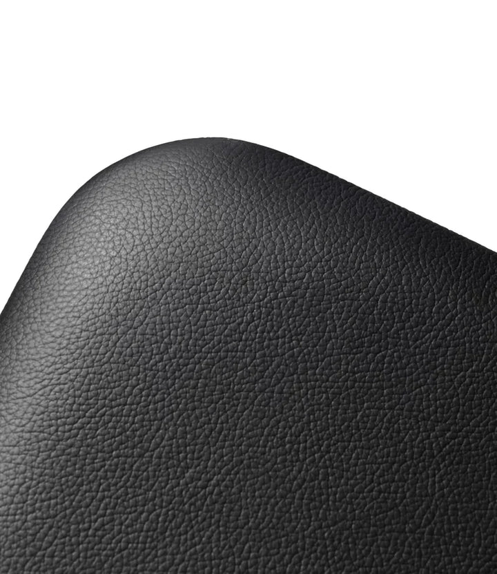 FDB Møbler J48 Chair, Nature Lacquered Oak/Black Leather