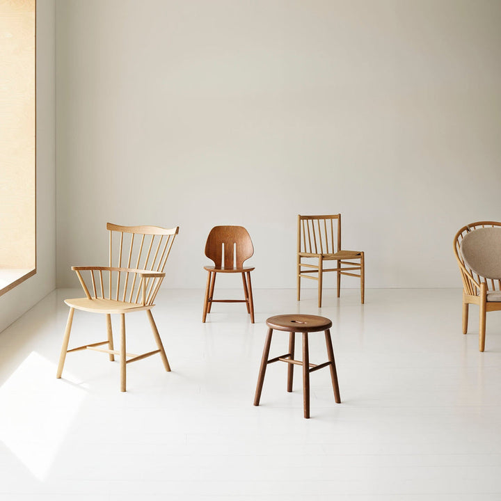 FDB Møbler J67 Chair, Nature Lacquered Oak