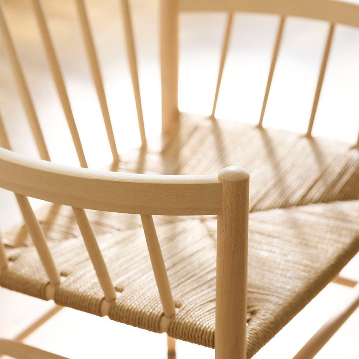 FDB Møbler J81 Chair, Nature Lacquered Oak