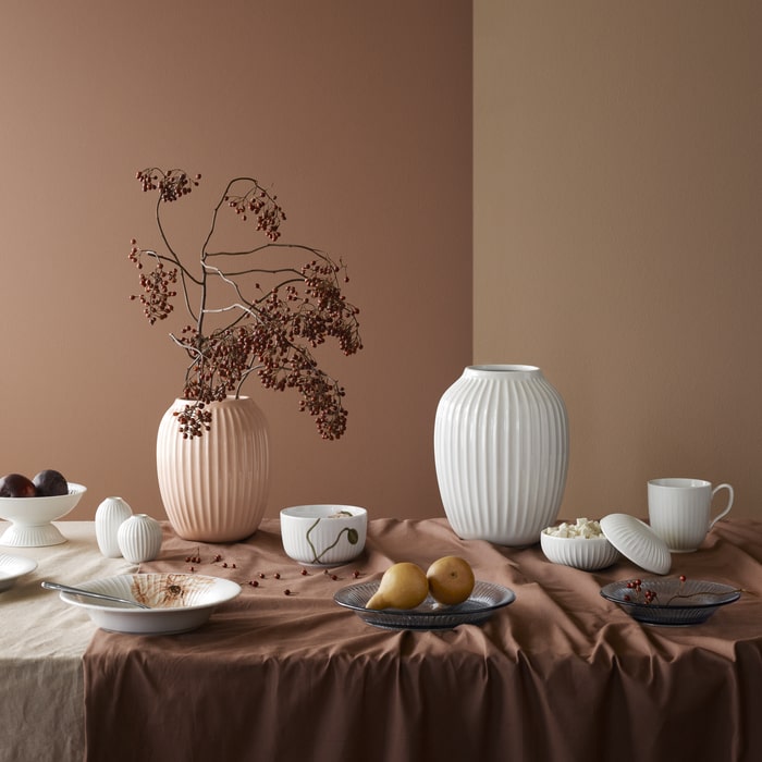 Kähler Hammershøi Vase, White, H: 10"