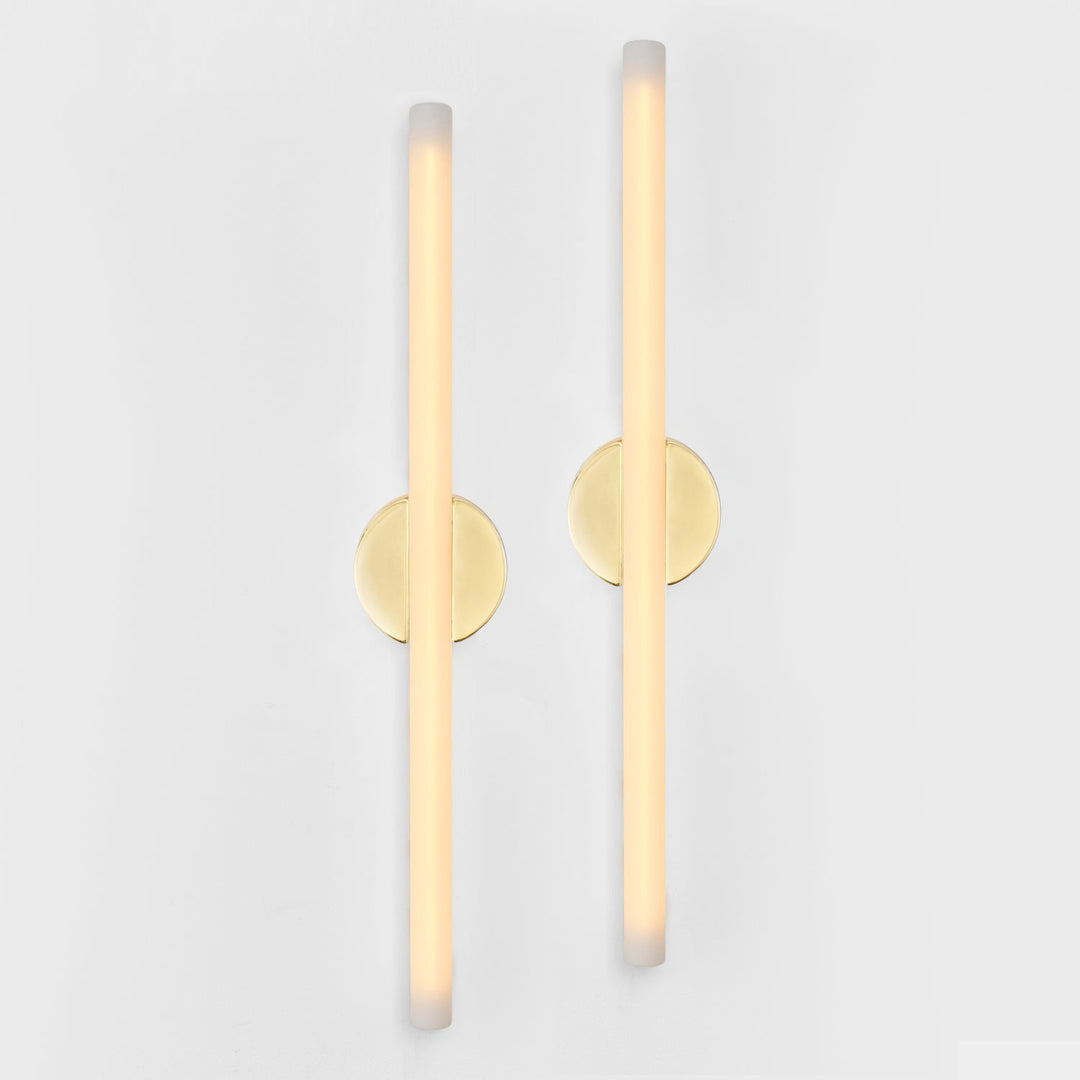 Kilter Wall Light In Solid Brass - Set of 2