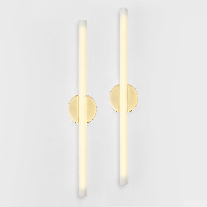 Kilter Wall Light In Solid Brass - Set of 2