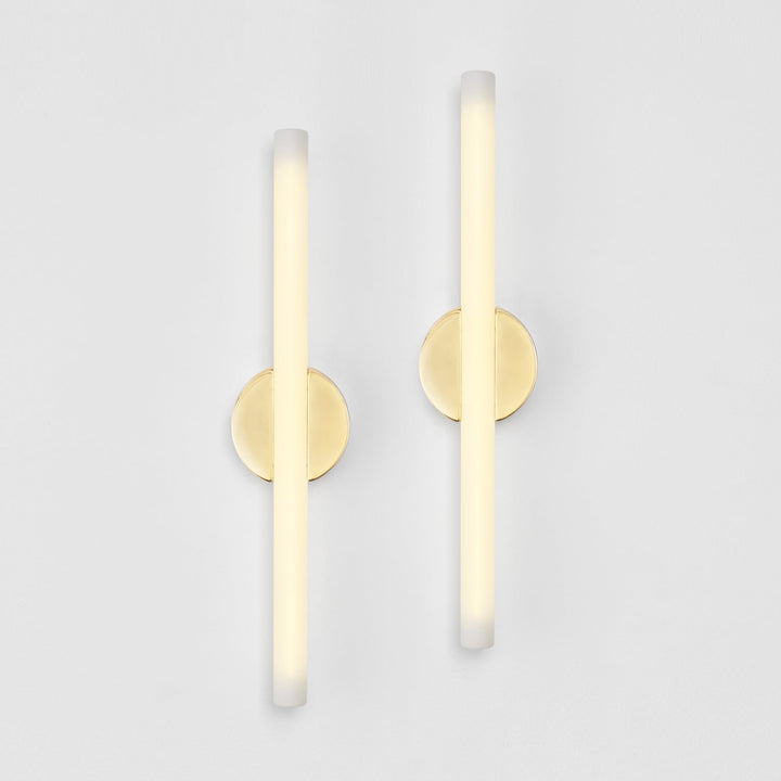 Kilter Wall Light In Solid Brass - Set of 2