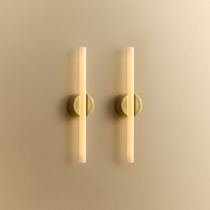 Kilter Wall Light In Solid Brass - Set of 2