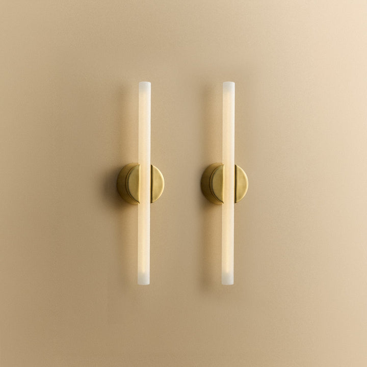 Kilter Wall Light In Solid Brass - Set of 2