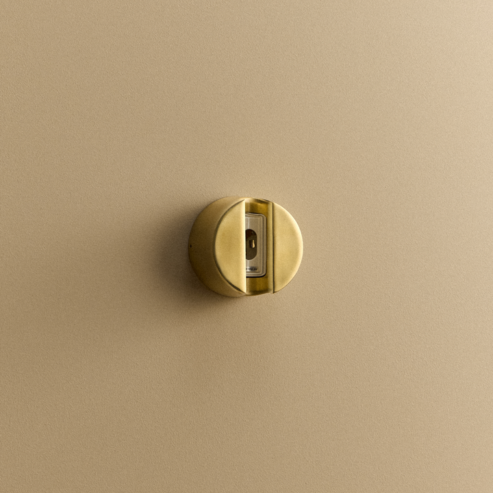 Kilter Sconce in Solid Brass