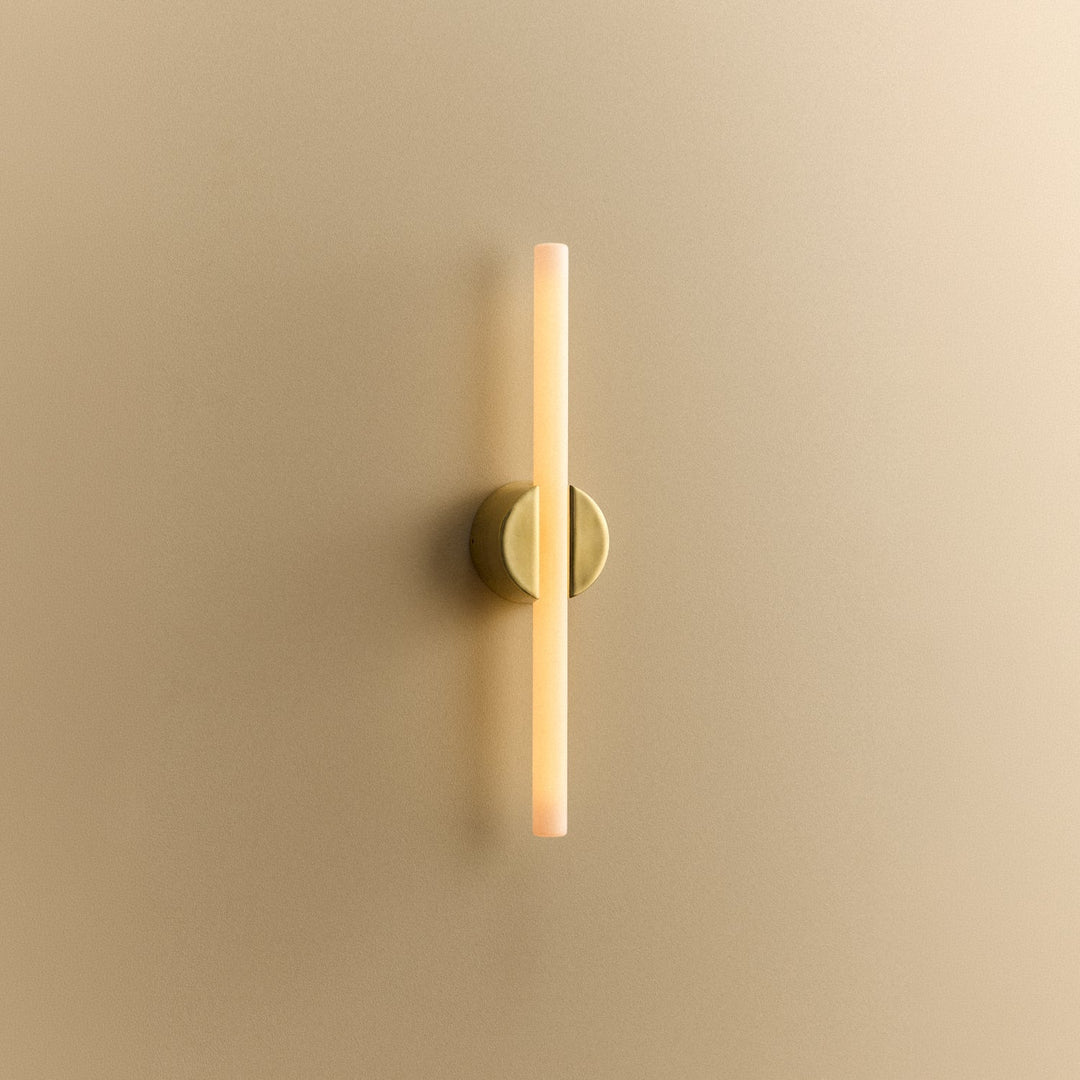 Kilter Wall Light In Solid Brass