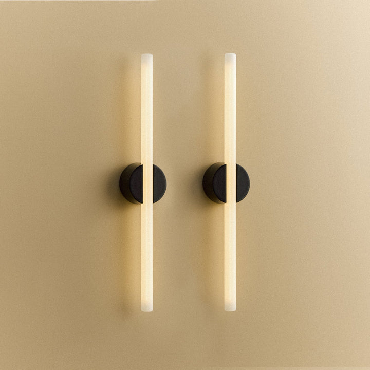 Kilter Wall Light In Dark Grey - Set of 2