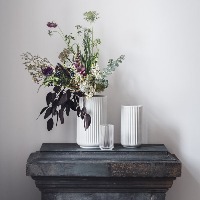 Lyngby Porcelæn Vase, Clear