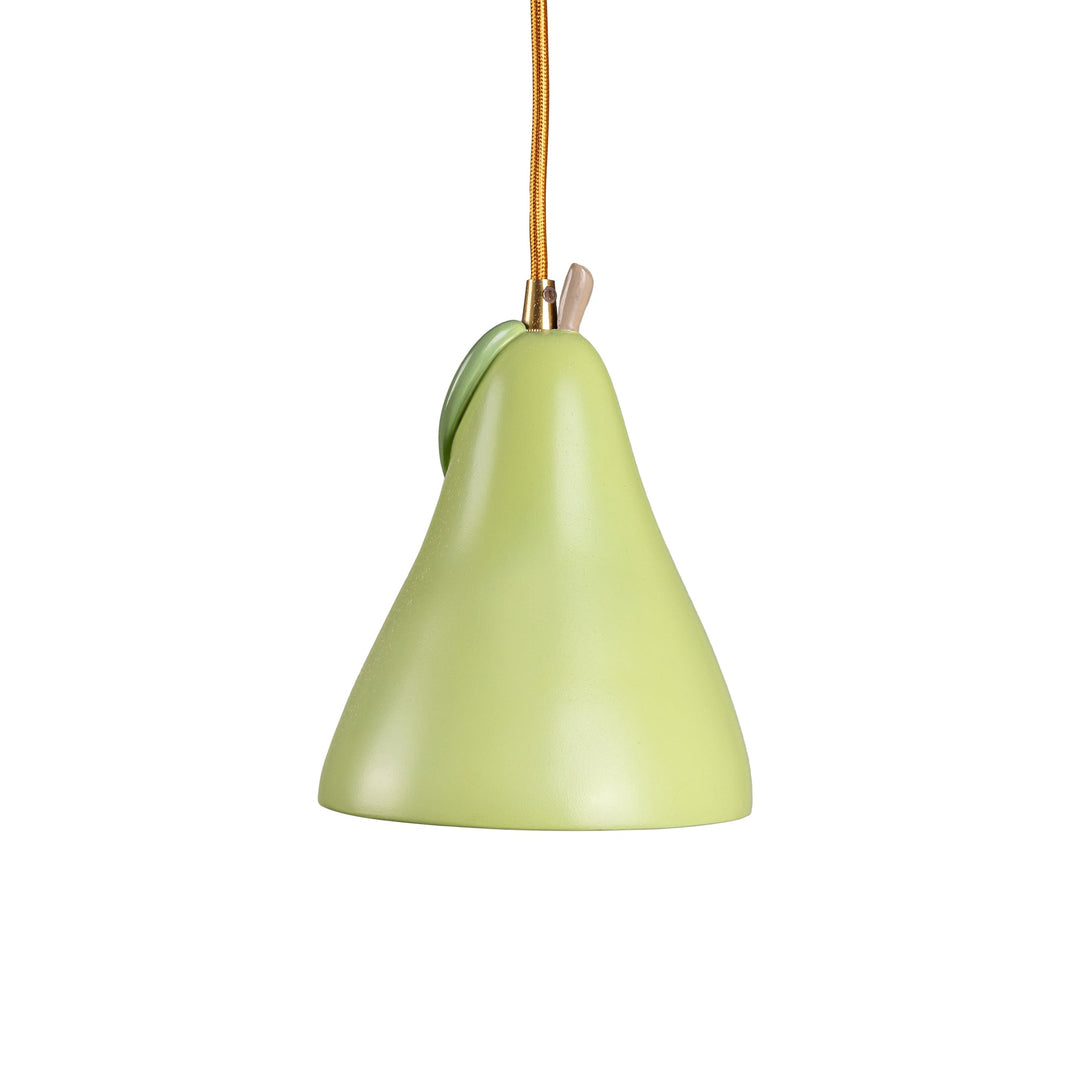 Seletti Vitamin Pear Pendant Lamp, side profile of the pear pendant
