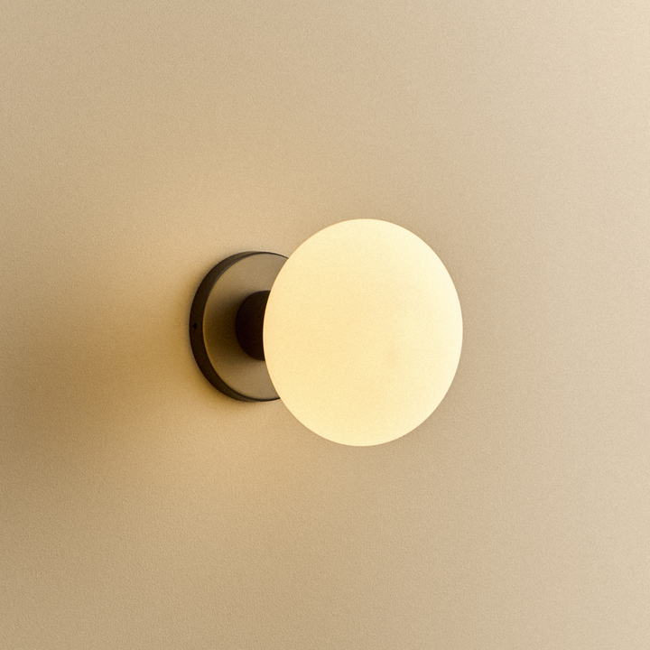 Lochan Wall Light in Graphite + Oval