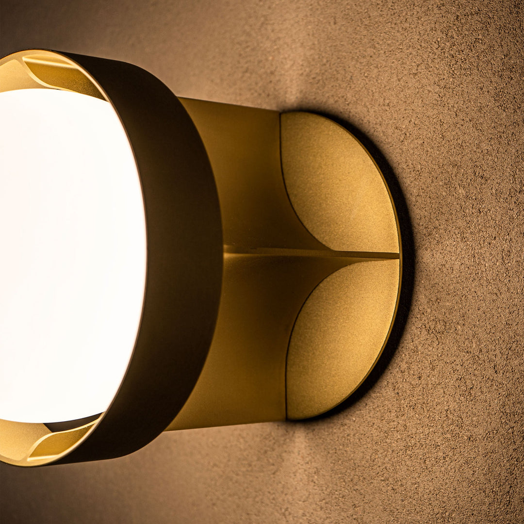 Loop Wall Light in Gold + Sphere IV