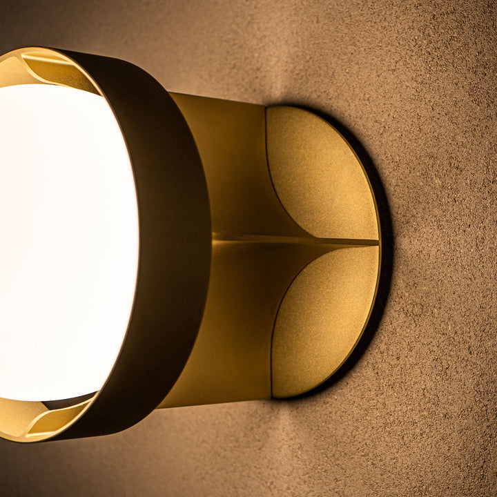Loop Wall Light in Gold + Sphere IV